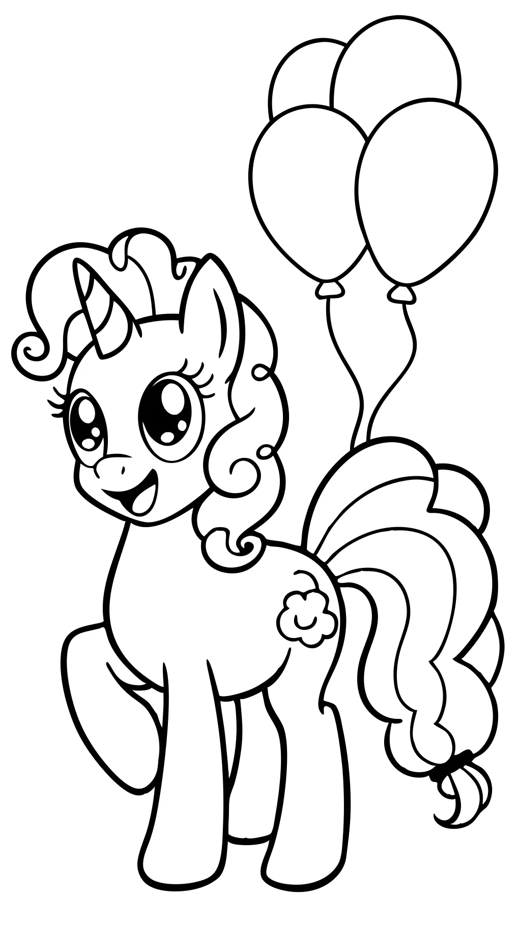 pinkie pie coloring page